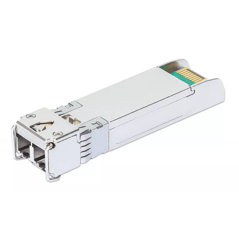 Módulo transceptor Intellinet ótico, 10 Gigabit Fiber SFP+, 10GBase-SR (LC) porta multimodo, 300 m, comprimento de onda 850 nm, Ethernet, fibra ótica, compatível com HPE, corresponde a HPE J9150A / J9150D / JD092A / JD092B, três anos de garantia