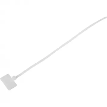 Abraçadeiras com campo de identificação InLine 100 mm x 2,5 mm, nylon, 100 unid.