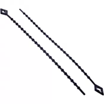 Abraçadeiras InLine 150 mm preto, pack de 100 – fitas de fixação para cabos