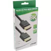 Cabo HDMI Slim Ultra High Speed M/M 8K4K banhado a ouro preto 1,5 m InLine