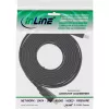 Cabo HDMI plano InLine High Speed com Ethernet, banhado a ouro, preto, 1,5 m