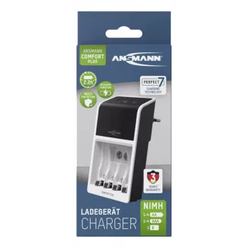 Carregador de bateria Ansmann Comfort Plus