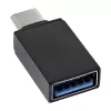 Adaptador USB 3.2 Gen.2 InLine, USB-C macho para USB-A fêmea, OTG