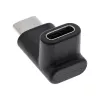 Adaptador USB 3.2 Gen.2 InLine 35807 USB-C macho para C fêmea para cima/para baixo em ângulo