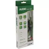 Cabo de áudio fino para assento de avião InLine 2x 3,5 mm macho para 1x fêmea, 2 m