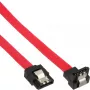 Cabo SATA InLine para 150/300/600 conexões S-ATA, em ângulo com patilhas de encaixe, 90°, 0,15 m