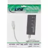 Splitter de telefone InLine 4 vias, RJ45 macho para 4x RJ45 fêmea, 0,15 m