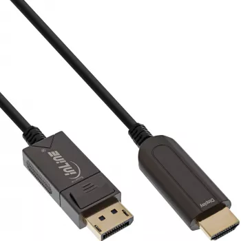 Cabo conversor DisplayPort para HDMI AOC InLine, 4K/60Hz, preto, 50m