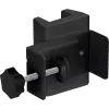 Suporte para régua de tomadas InLine 23197B preto ABS silicone aço