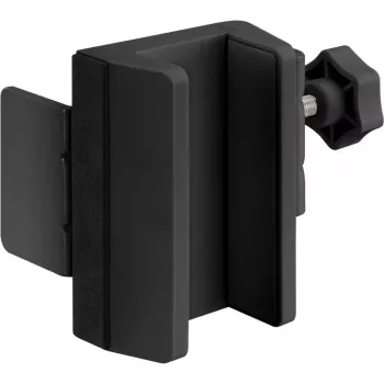 Suporte para régua de tomadas InLine 23197B preto ABS silicone aço