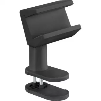 Suporte para régua de tomadas InLine 23196B giratório mola de fixação preto