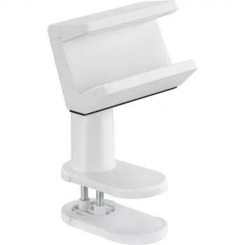 Suporte para régua de tomadas InLine 23196W mola de fixação giratória branco