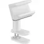 Suporte para régua de tomadas InLine 23196W mola de fixação giratória branco