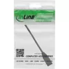 InLine protetor de interface RJ45 Cat.6A S/FTP, RJ45 macho/fêmea, preto, 0,2m