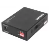 Intellinet conversor de mídia Gigabit PoE+, 1 porta 1000Base-T RJ45 para 1 porta SFP, injetor PoE+
