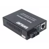 Intellinet 508209 conversor de meios Gigabit PoE+, de 1000Base-T RJ45 para 1000Base-LX SC monomodo, 20 km, 1310 nm, até 30 W