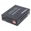 Intellinet 508209 conversor de meios Gigabit PoE+, de 1000Base-T RJ45 para 1000Base-LX SC monomodo, 20 km, 1310 nm, até 30 W