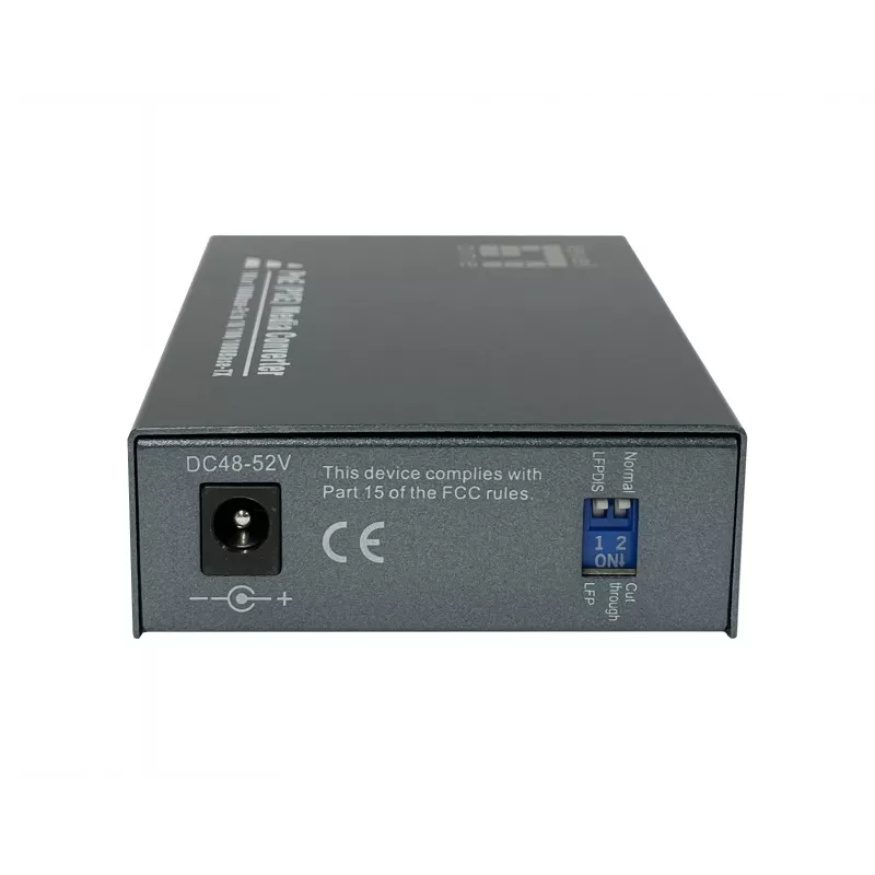 LevelOne conversor de mídia Gigabit RJ45 para SC, PoE PSE, fibra multimodo, 0,5 km