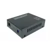 LevelOne conversor de mídia Gigabit RJ45 para SC, PoE PSE, fibra multimodo, 0,5 km