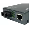 LevelOne conversor de mídia Gigabit RJ45 para SC, PoE PSE, fibra multimodo, 0,5 km