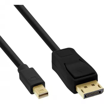InLine cabo Mini DisplayPort para DisplayPort preto 1,5 m