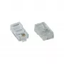 InLine ficha modular 8P4C RJ45 para cravar em cabo plano ISDN 100 unidades