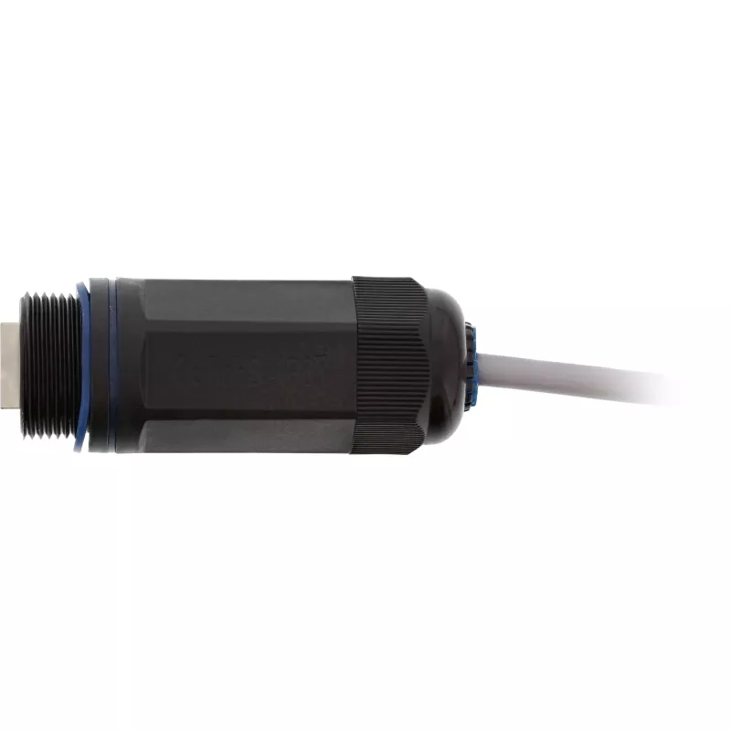 InLine conector Cat.6, impermeável IP67, 2x RJ45 fêmea/fêmea, 1:1