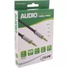 InLine cabo de áudio fino 3,5 mm macho / 3,5 mm macho, estéreo, 3 m