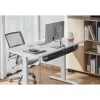 Rede de arrumação InLine para montagem sob a secretária com fitas de velcro, preto, largura máxima do dispositivo 30 cm, 310×910×15 mm