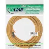 Cabo de rede InLine S/FTP PiMF Cat.6A sem halogéneos 500 MHz amarelo 7,5 m
