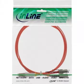 Cabo de fibra ótica duplex InLine LC/SC 50/125µm OM2 5m