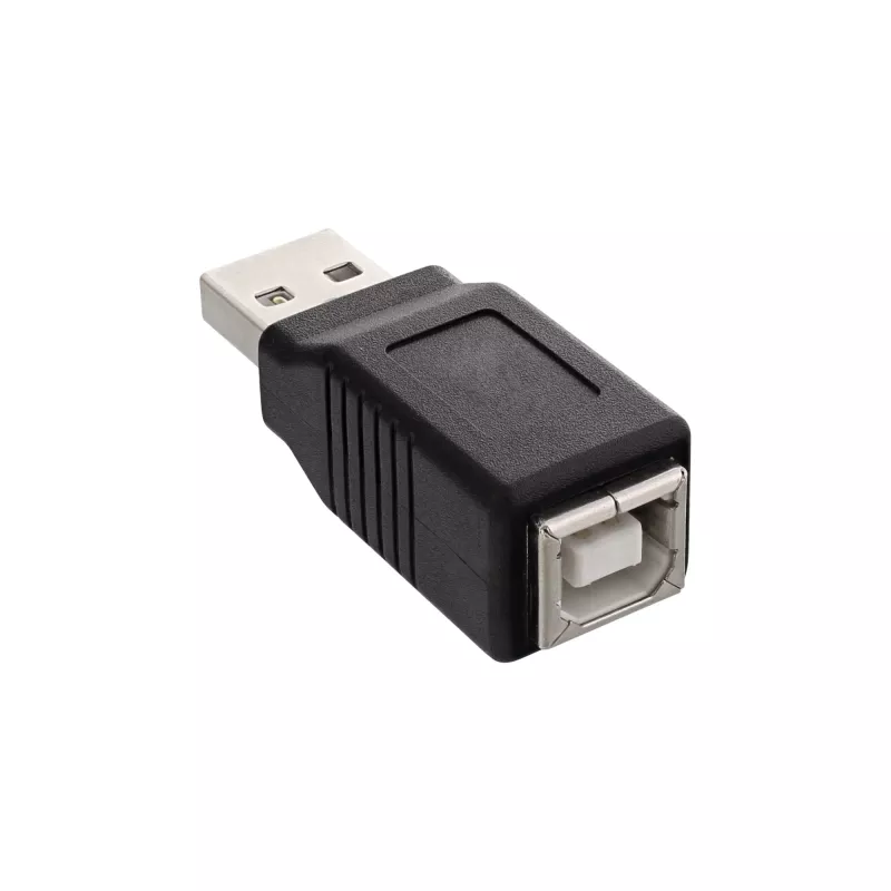 Adaptador USB 2.0 Type-A macho / Type-B fêmea InLine 33443