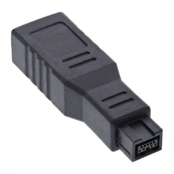 Adaptador FireWire 400 / 800 1394b InLine 6 para 9 pinos fêmea / macho