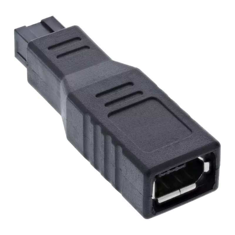 Adaptador FireWire 400 / 800 1394b InLine 6 para 9 pinos fêmea / macho