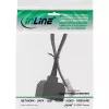 Splitter ISDN InLine 1 -> 2, 1x RJ45 M / 2x RJ45 F, (8P8C), sem resistências