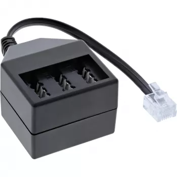 Cabo adaptador TAE alemão InLine RJ11 6P4C macho para TAE NFN fêmea 69942A