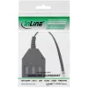 Cabo adaptador TAE alemão InLine RJ11 6P4C macho para TAE NFN fêmea 69942A