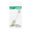 Desenrolador de fio Twist-Stop InLine para auscultador transparente + cabo