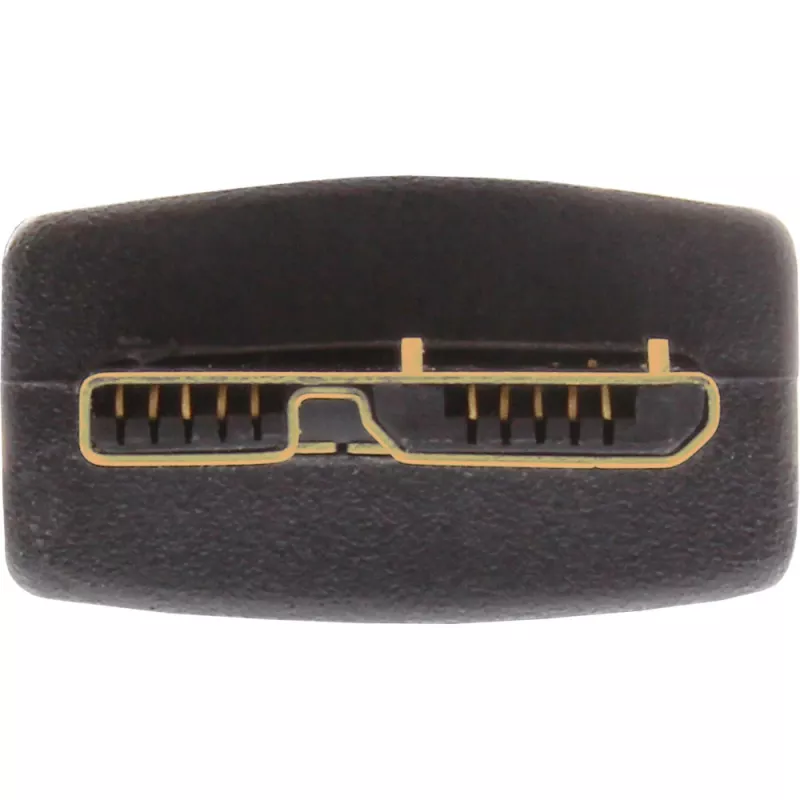 Cabo USB 3.2 Gen.1 InLine Type-A macho / Micro-B macho, preto, 0,5 m