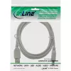Cabo de extensão USB 2.0 Type-A macho/fêmea InLine 34610X bege 1m