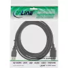 Cabo de extensão USB 2.0 Type-A macho/fêmea InLine 34610B preto 1m