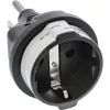 Adaptador de viagem InLine 16705 EUA ficha US para conector fêmea Type-F
