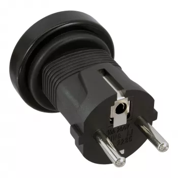Adaptador de viagem InLine Type F para I alemão para Austrália + Nova Zelândia