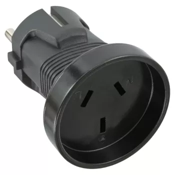 Adaptador de viagem InLine Type F para I alemão para Austrália + Nova Zelândia
