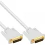 Cabo InLine DVI-D 24+1 macho/macho DVI Dual Link branco/dourado 3 m