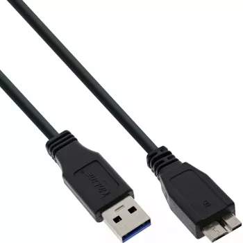 Cabo Microconnect USB3.0AB5MICRO USB 3.2 Gen 1 (3.1 Gen 1) 5 m USB A Micro-USB B preto