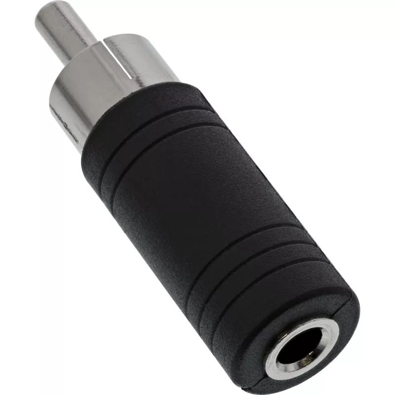 Adaptador de áudio InLine RCA macho / conector fêmea 3,5 mm mono 99325