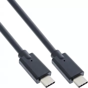 Cabo InLine USB 3.2 Gen.2x2 USB-C macho/macho 0,3 m 20 Gbit/s preto