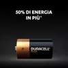 Pilha descartável Duracell Plus C alcalina
