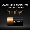 Pilha descartável Duracell Plus C alcalina